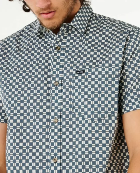 Rip Curl Mens Shirts & Flannels Fun Times Ditsy Short Sleeve Shirt - Image 5