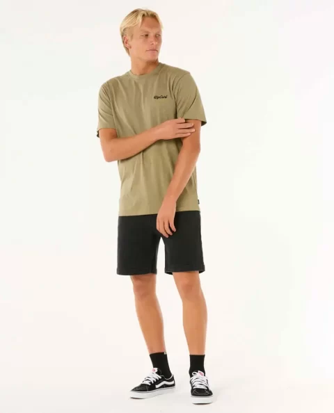 Rip Curl Mens Tees & Tanks Easy Embroid Tee - Image 4