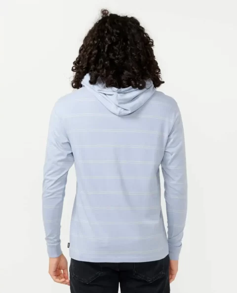 Rip Curl Mens Tees & Tanks Plain Stripe Hooded Tee - Image 3