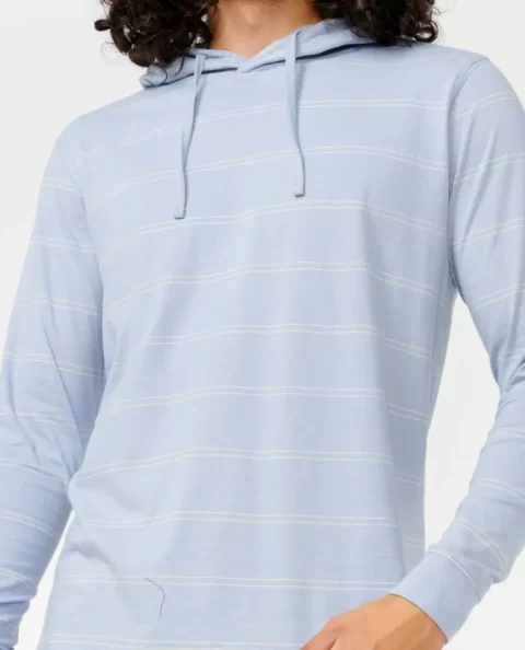 Rip Curl Mens Tees & Tanks Plain Stripe Hooded Tee - Image 5