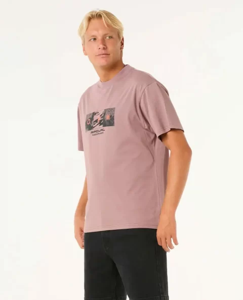 Rip Curl Mens Tees & Tanks Search Grid Tee - Image 2