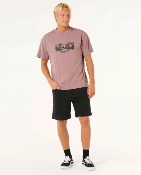 Rip Curl Mens Tees & Tanks Search Grid Tee - Image 4