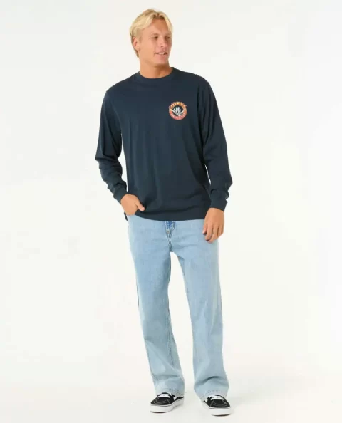 Rip Curl Mens Tees & Tanks Shred Til Long Sleeve Tee - Image 4