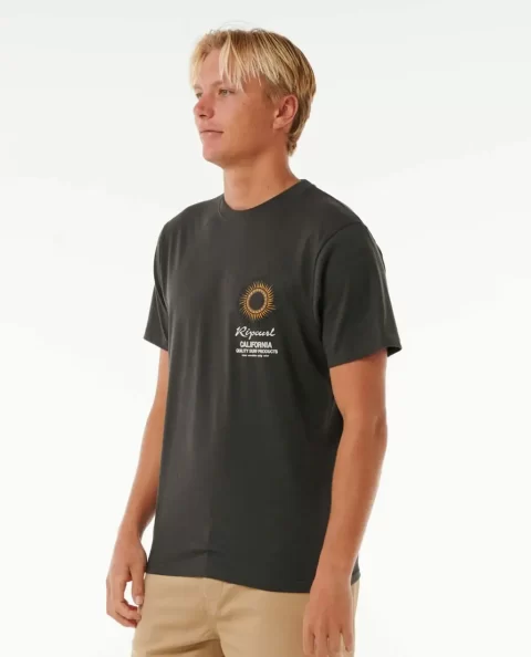 Rip Curl Mens Tees & Tanks Sunset Desto Tee - Image 2