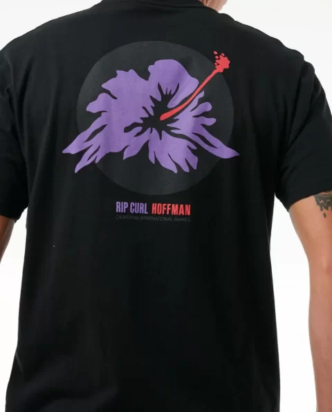 Rip Curl Mens Tees & Tanks Surf Revival Hoffman Hibiscus Tee - Image 5
