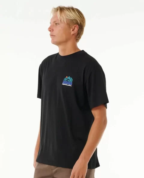 Rip Curl Mens Tees & Tanks Vaporcool Search Trek Tee - Image 2