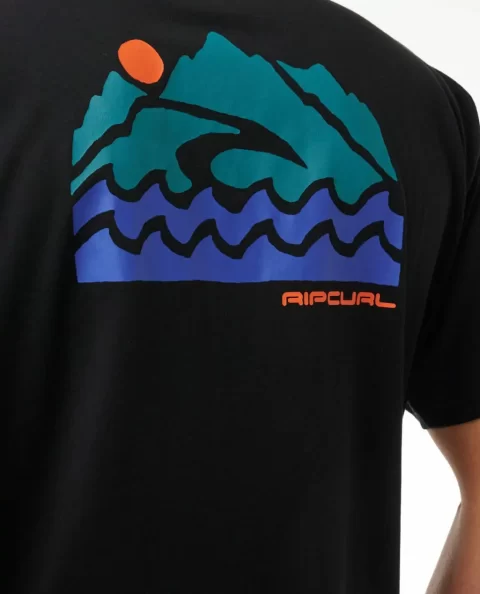 Rip Curl Mens Tees & Tanks Vaporcool Search Trek Tee - Image 4