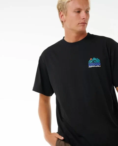 Rip Curl Mens Tees & Tanks Vaporcool Search Trek Tee - Image 5