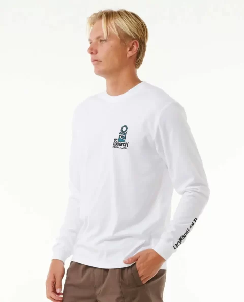 Rip Curl Mens Vaporcool Search Stack Long Sleeve Tee Tees & Tanks - Image 2