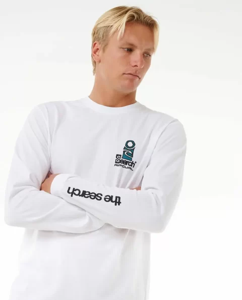 Rip Curl Mens Vaporcool Search Stack Long Sleeve Tee Tees & Tanks