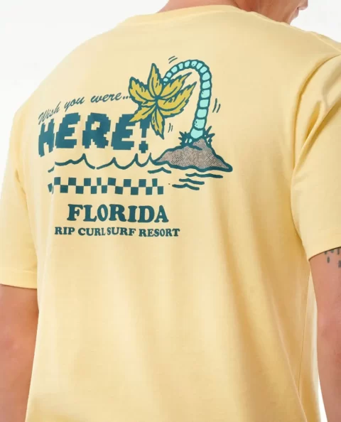 Rip Curl Mens Wish You Were Here Desto Tee Tees & Tanks - Image 5