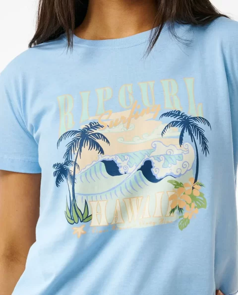 Rip Curl Paradise Palms Standard Tee Women Tees & Tanks - Image 5