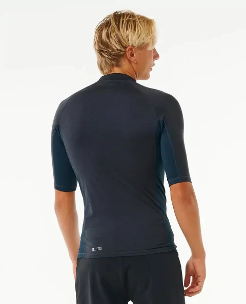 Rip Curl Rash Guards Mens Dawn Patrol Uv Short Sleeve Rash Guard - Image 3