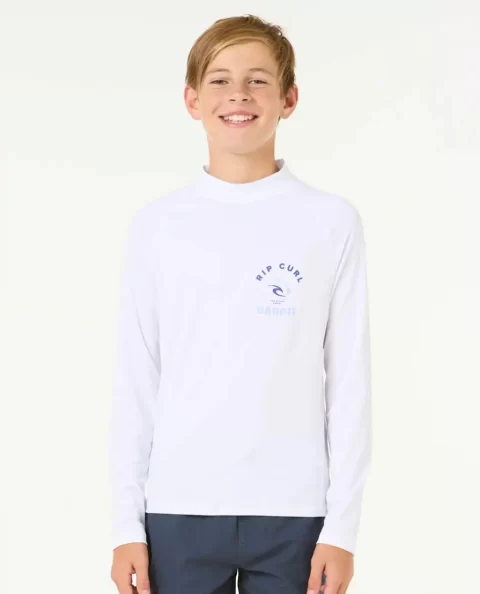 Rip Curl Rash Guards & Vest Kids Island Vibe Upf Long Sleeve