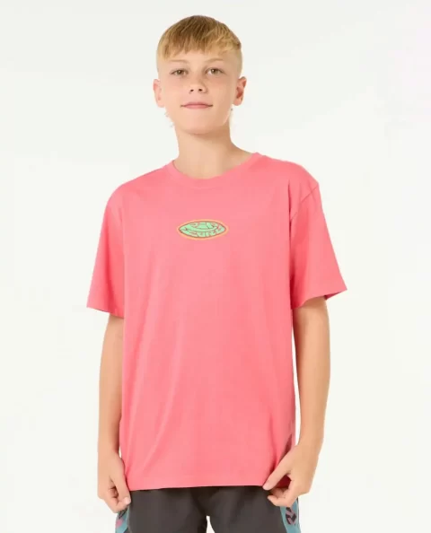 Rip Curl Raw Energy Logo Tee Kids Tops & Tees