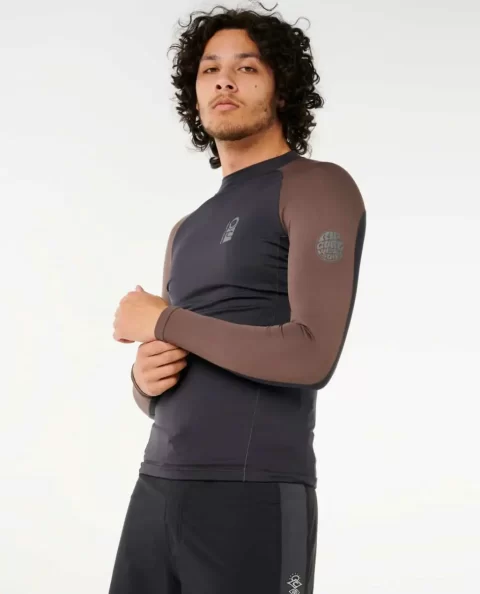 Rip Curl Search Upf Performance Long Sleeve Rash Guard Mens Rash Guards