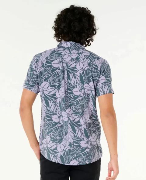 Rip Curl Shirts & Flannels Fun Times Floral Short Sleeve Shirt Mens - Image 3