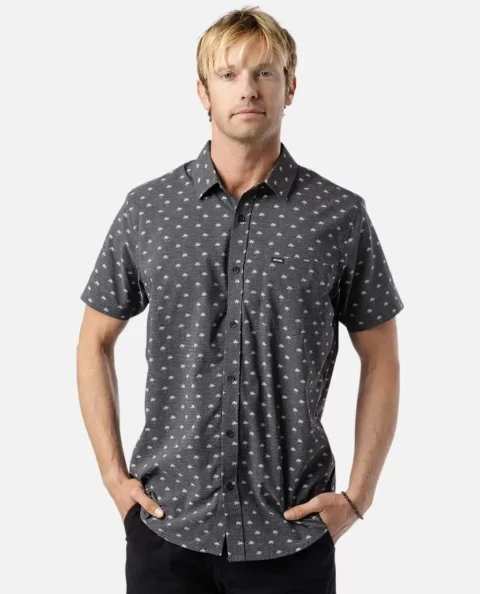 Rip Curl Shirts & Flannels Mens Fun Times Tech Short Sleeve Shirt