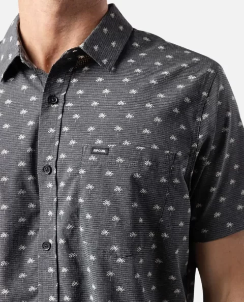 Rip Curl Shirts & Flannels Mens Fun Times Tech Short Sleeve Shirt - Image 5
