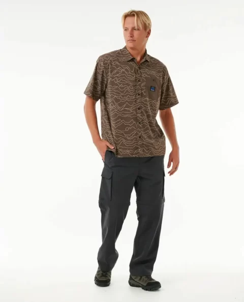 Rip Curl Shirts & Flannels Mens Search Short Sleeve Shirt - Image 4