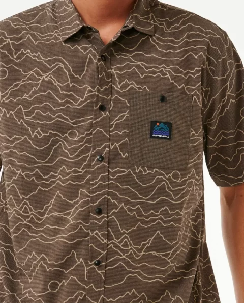 Rip Curl Shirts & Flannels Mens Search Short Sleeve Shirt - Image 5