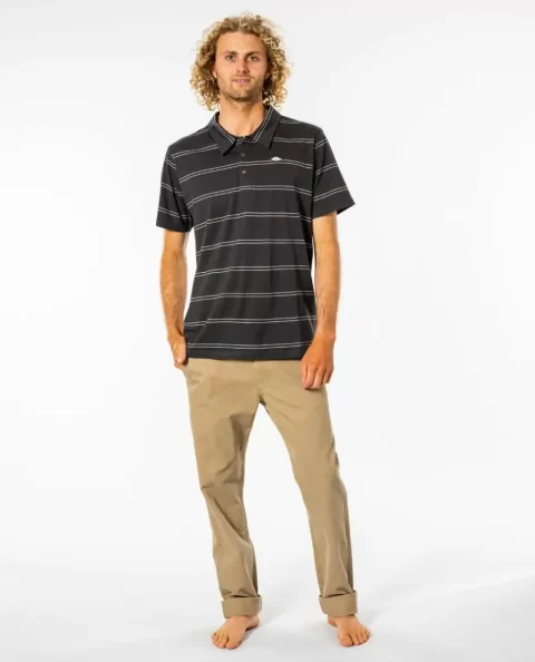 Rip Curl Shirts & Flannels Plain Stripe Polo Mens - Image 3