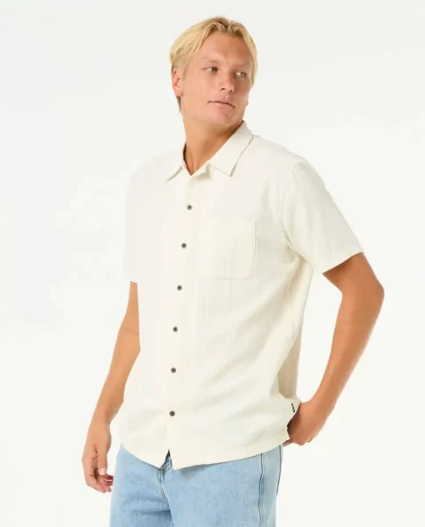 Rip Curl Shirts & Flannels Raw Energy Stripe Short Sleeve Shirt Mens - Image 2