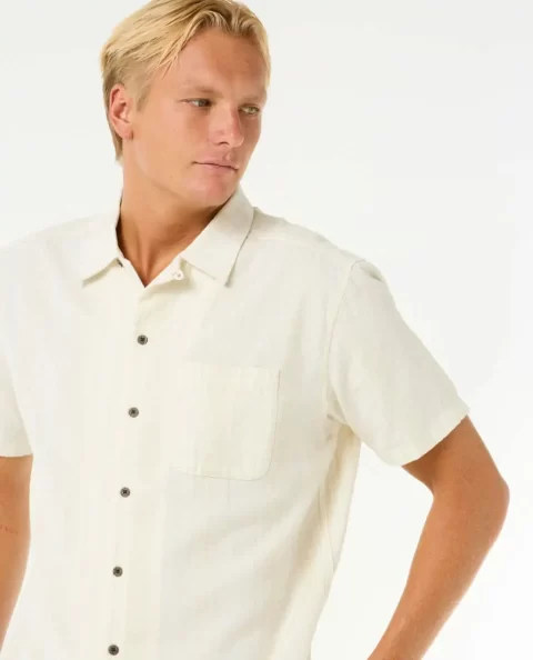 Rip Curl Shirts & Flannels Raw Energy Stripe Short Sleeve Shirt Mens
