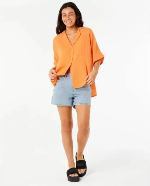 Rip Curl Shirts & Tops Premium Surf Short Sleeve Shirt Women - Image 4