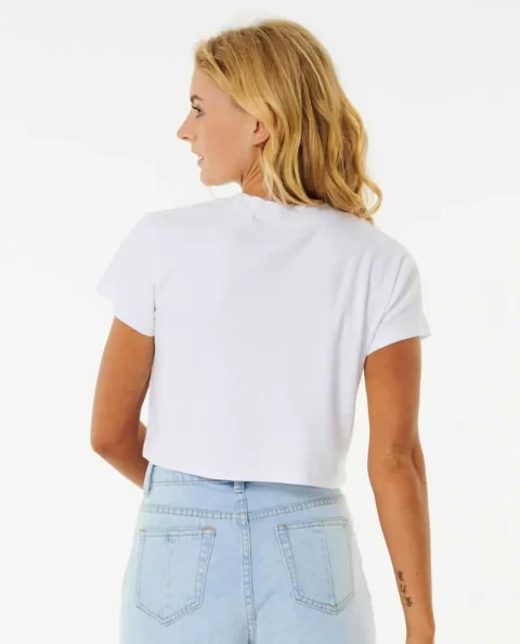 Rip Curl Skirts Women Classic Ribbed Tee - Image 3