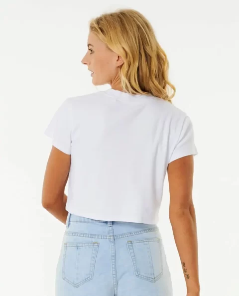 Rip Curl Skirts Women Classic Ribbed Tee - Image 4