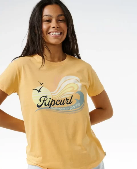 Rip Curl Sun Waves Standard Tee Women Tees & Tanks
