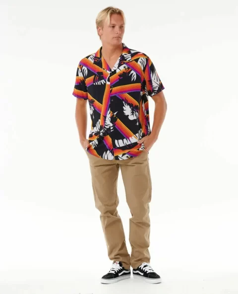 Rip Curl Surf Revival Hoffman Short Sleeve Shirt Mens Shirts & Flannels - Image 4