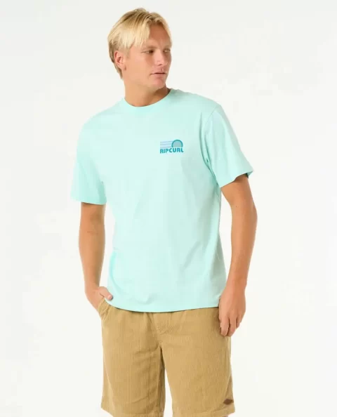 Rip Curl Surf Revival Stacked Tee Tees & Tanks Mens - Image 2