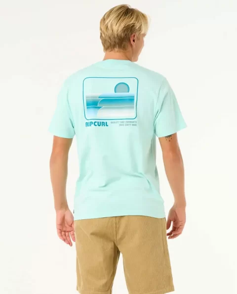 Rip Curl Surf Revival Stacked Tee Tees & Tanks Mens - Image 3
