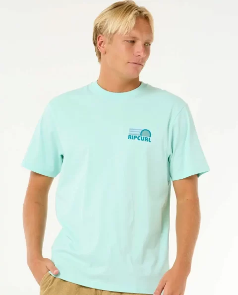 Rip Curl Surf Revival Stacked Tee Tees & Tanks Mens