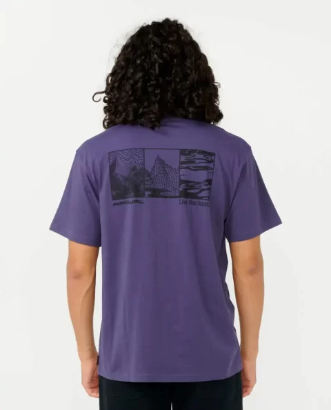 Rip Curl Tees & Tanks Mens Live The Search Tee - Image 3