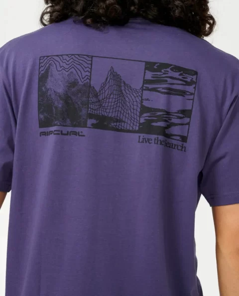Rip Curl Tees & Tanks Mens Live The Search Tee - Image 5