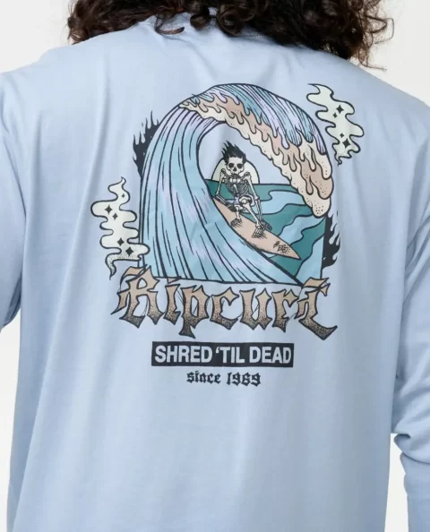 Rip Curl Tees & Tanks Mens Shred Til Long Sleeve Tee - Image 5