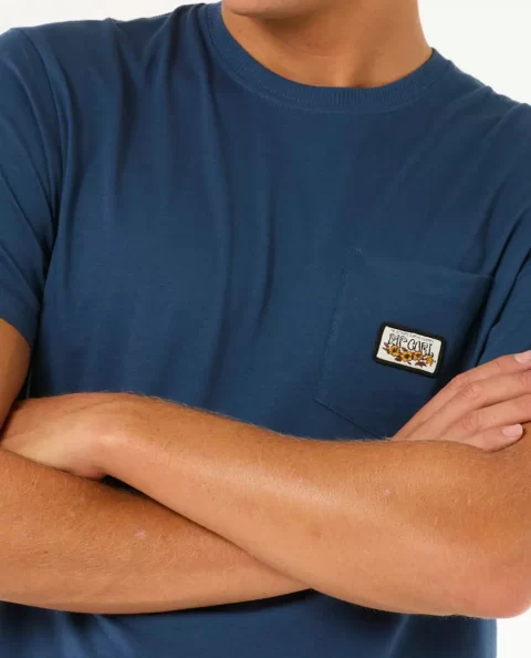 Rip Curl Tees & Tanks Mens Surf Paradise Badge Tee Update - Image 5