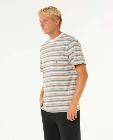 Rip Curl Tees & Tanks Search Stripe Tee Mens - Image 2