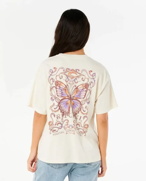 Rip Curl Tees & Tanks Women Butterfly Heritage Tee - Image 2