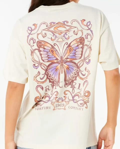 Rip Curl Tees & Tanks Women Butterfly Heritage Tee - Image 5