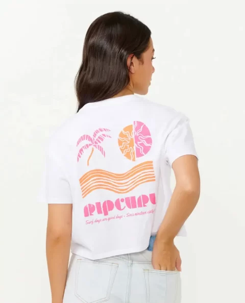 Rip Curl Tees & Tanks Women Calypso Crop Tee - Image 3