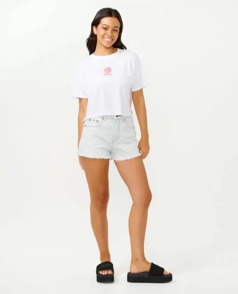 Rip Curl Tees & Tanks Women Calypso Crop Tee - Image 4
