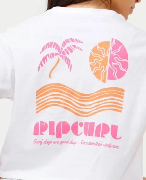 Rip Curl Tees & Tanks Women Calypso Crop Tee - Image 5