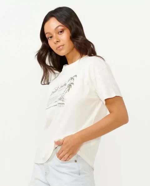 Rip Curl Tees & Tanks Women Caribbean Relaxed Tee - Image 2