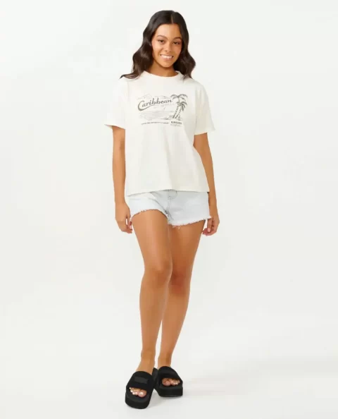 Rip Curl Tees & Tanks Women Caribbean Relaxed Tee - Image 4