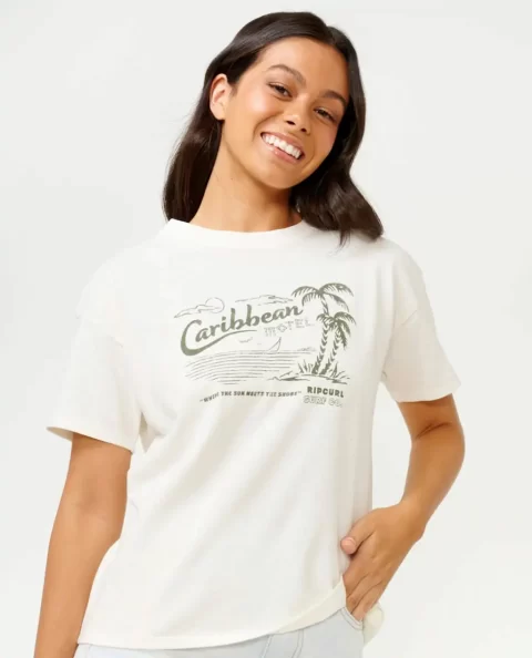 Rip Curl Tees & Tanks Women Caribbean Relaxed Tee - Image 5