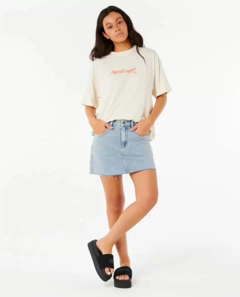 Rip Curl Tees & Tanks Women Neon Isles Heritage Tee - Image 4